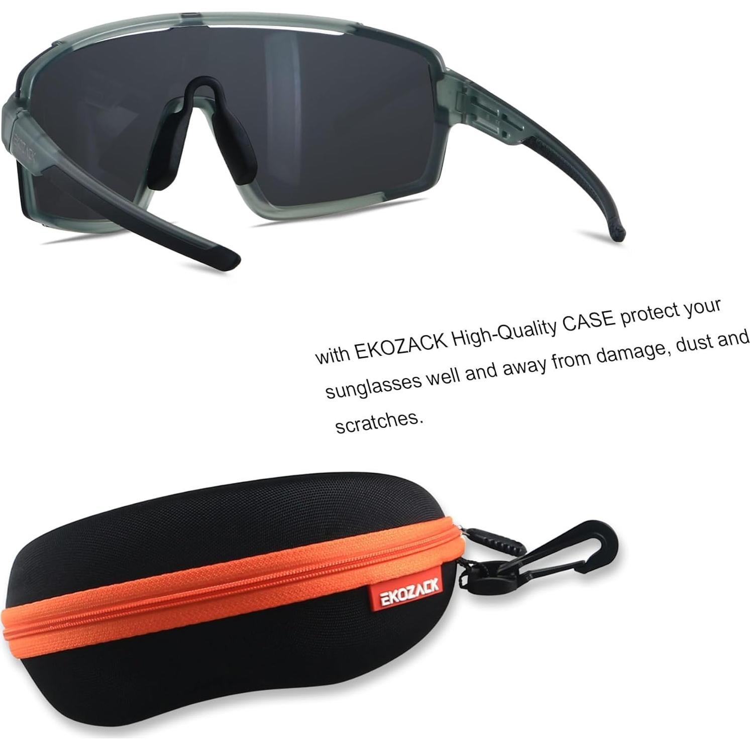 Gafas de Ciclismo EKOZACK Ec01 UV400 Antideslizantes