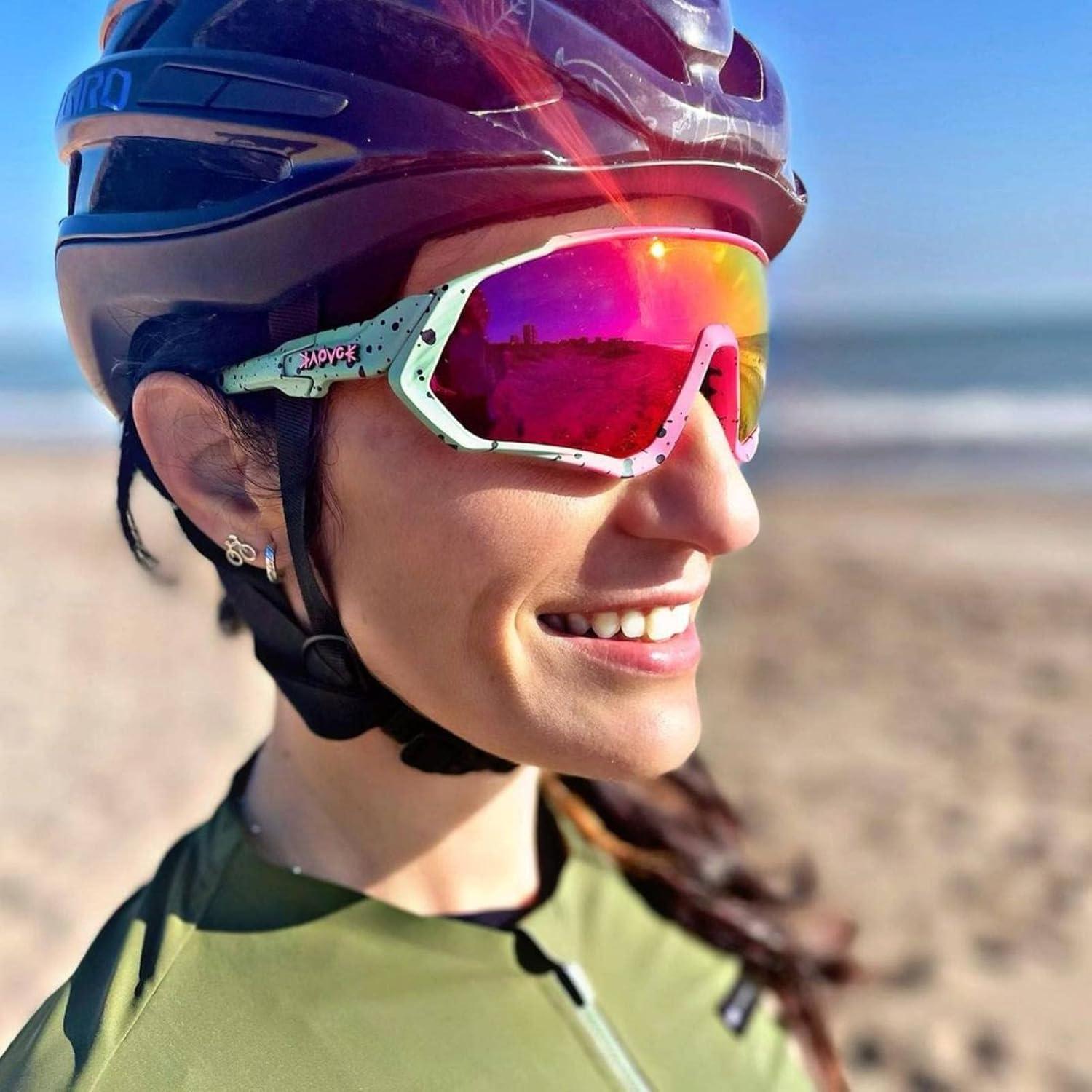 Gafas de Ciclismo KAPVOE K9408 5 Lentes Polarizadas UV400