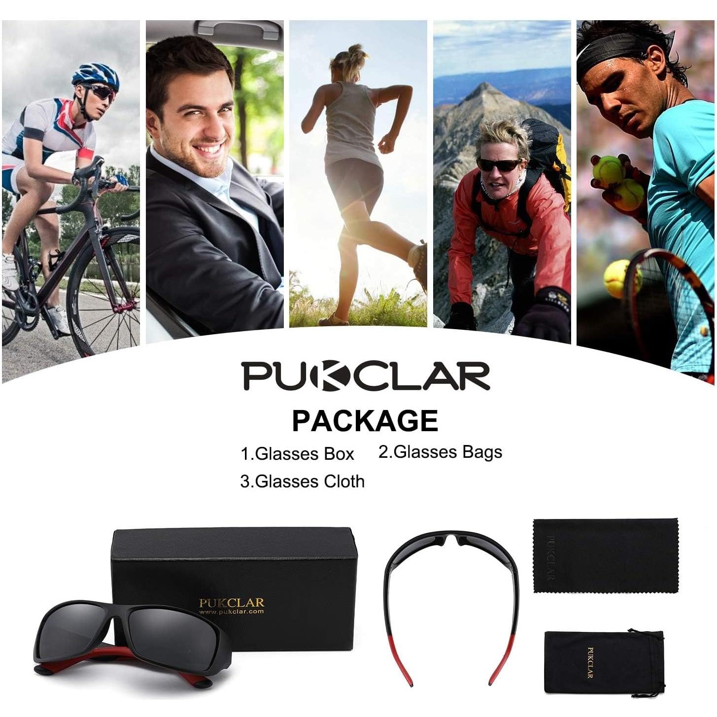 Gafas de sol PUKCLAR polarizadas para hombres y mujeres