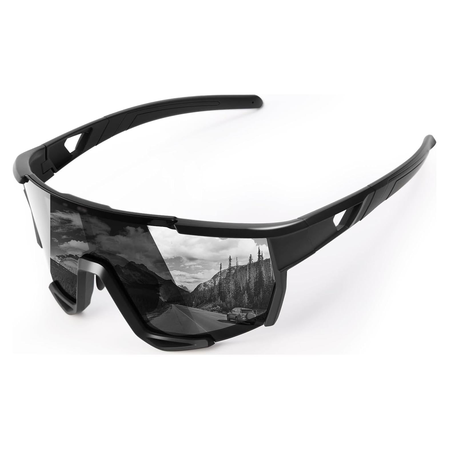 Gafas de Sol Deportivas Ptesun UV400 Polarizadas Negras