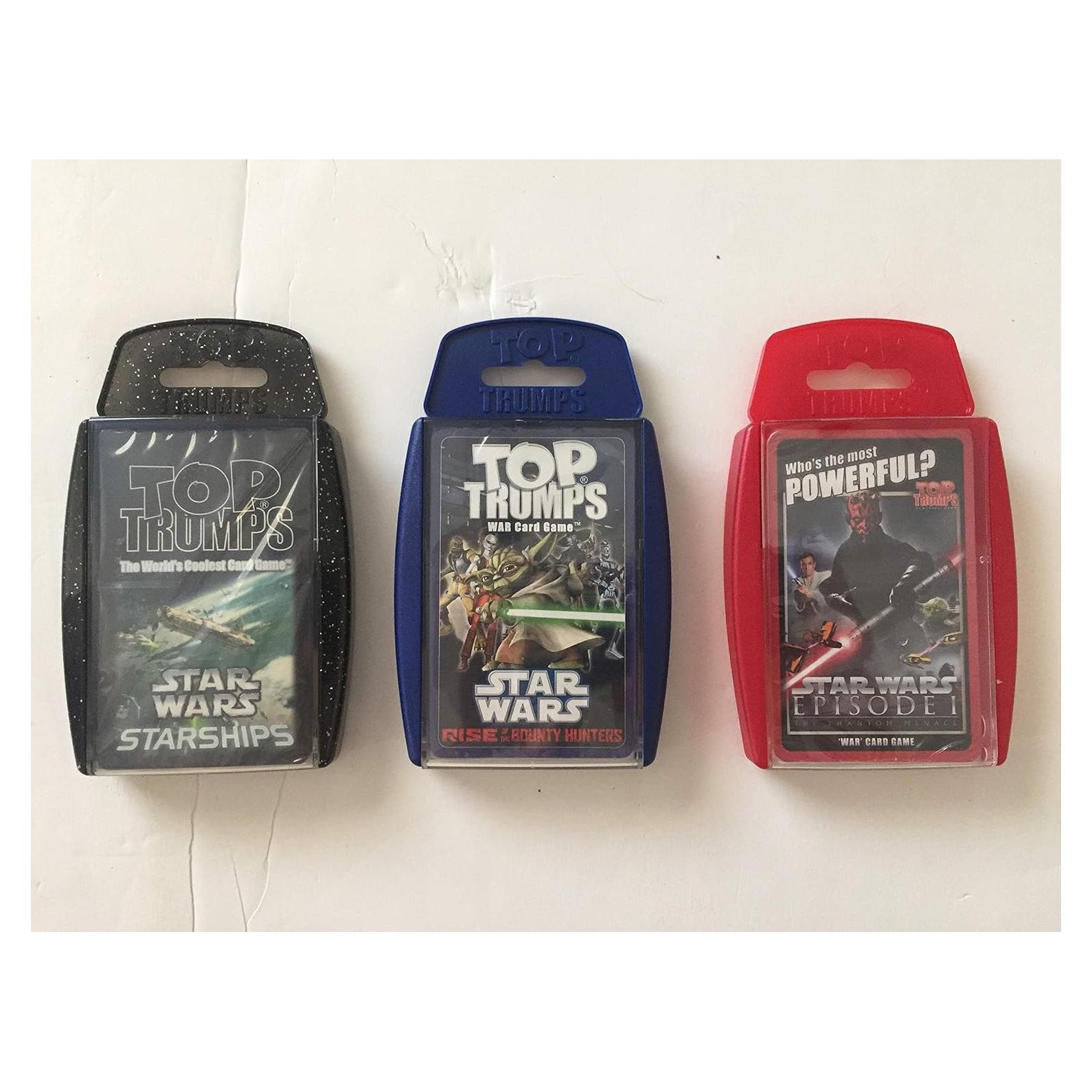 Juego de Cartas Top Trumps Star Wars - 3 Paquetes Vintage