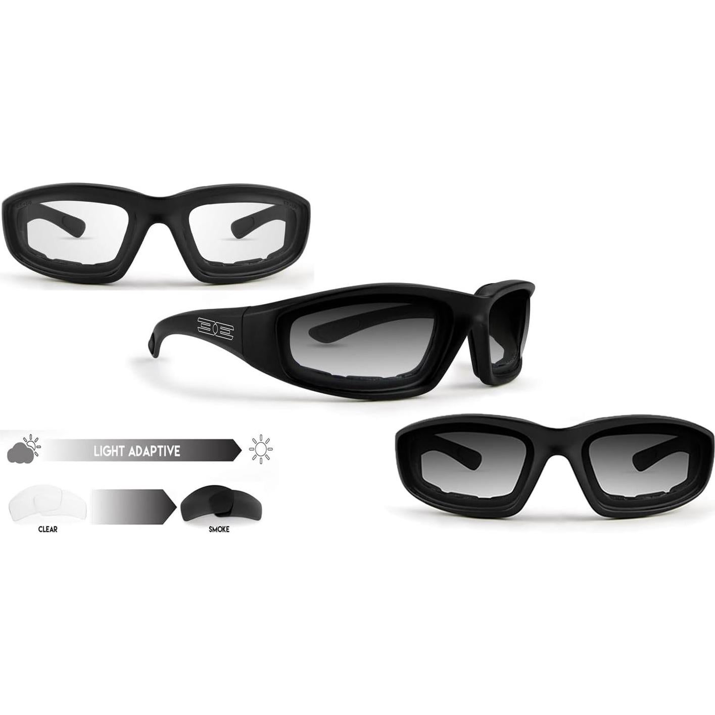 Gafas de sol fotocromáticas Epoch Eyewear con marco negro