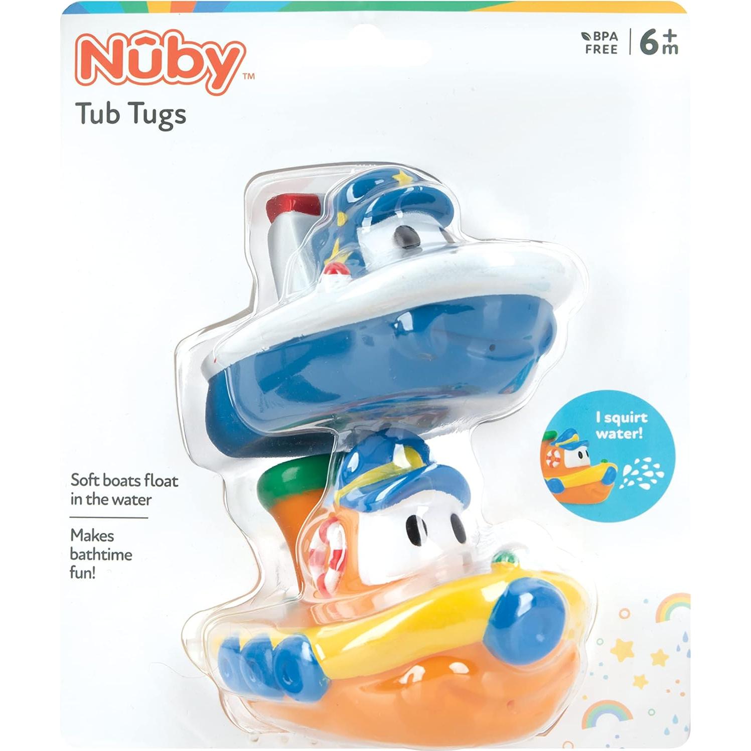 Juguetes de Baño Flotantes Nuby Tub Tugs - Paquete de 2