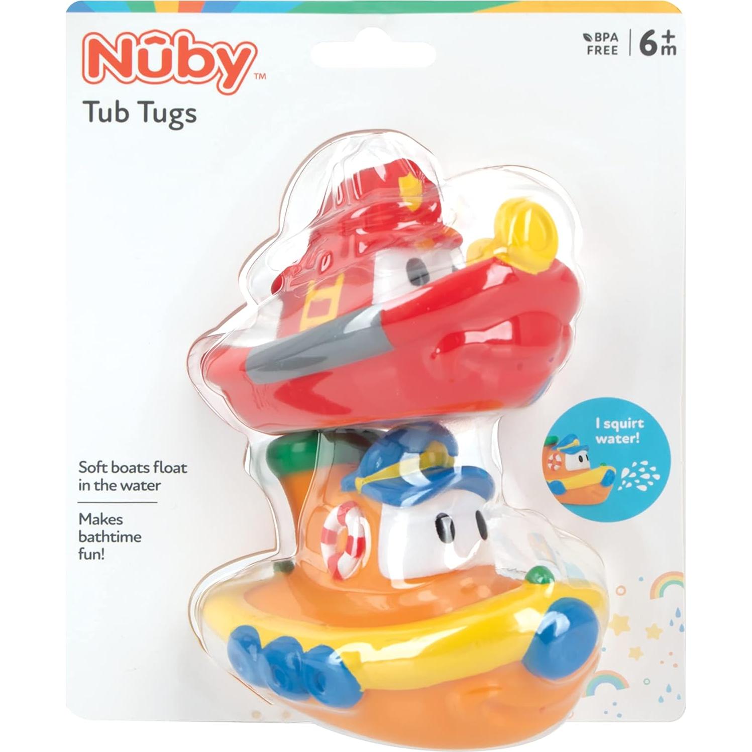 Juguetes de Baño Flotantes Nuby Tub Tugs - Paquete de 2