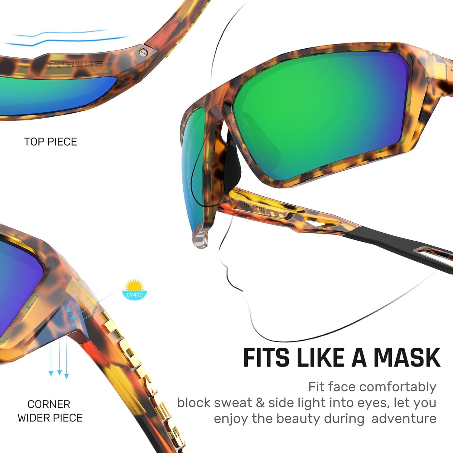 Gafas de sol deportivas TOREGE polarizadas para deportes