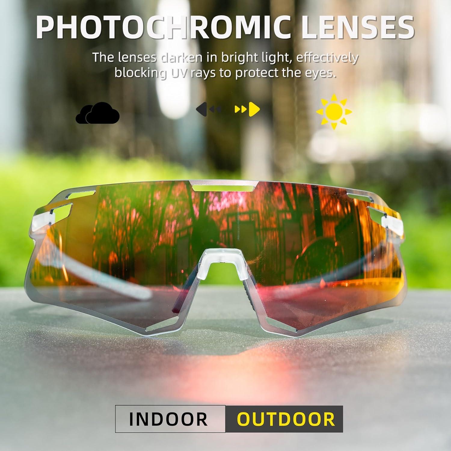 Gafas de Ciclismo ROCKBROS Fotoquímicas TR90 para Hombres