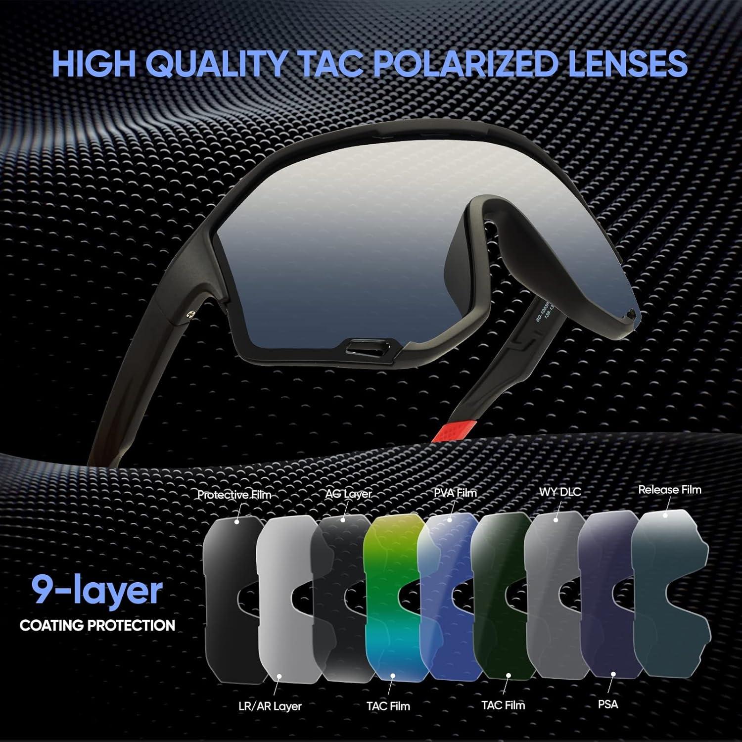 Gafas de sol PSI polarizadas unisex con protección UV