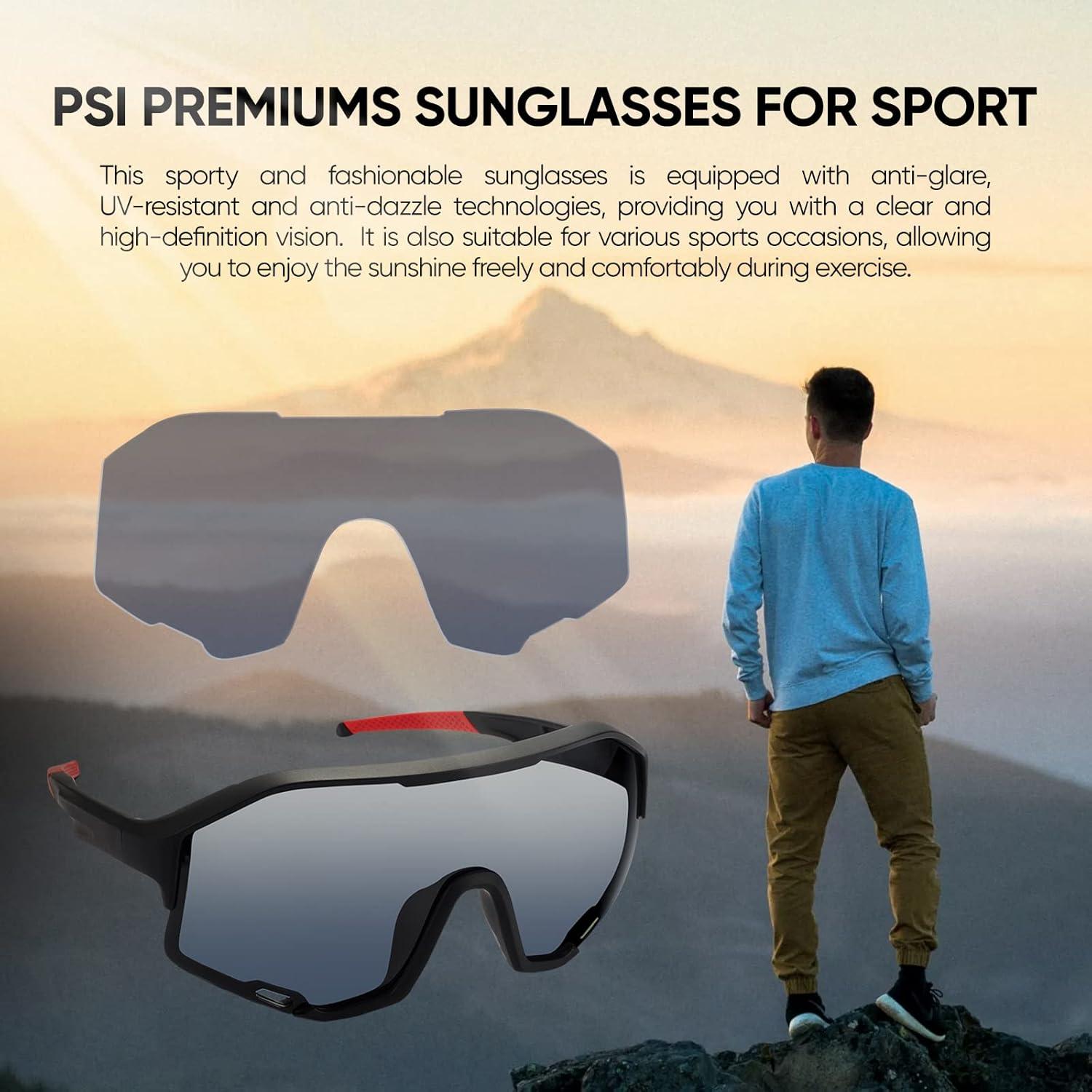 Gafas de sol PSI polarizadas unisex con protección UV