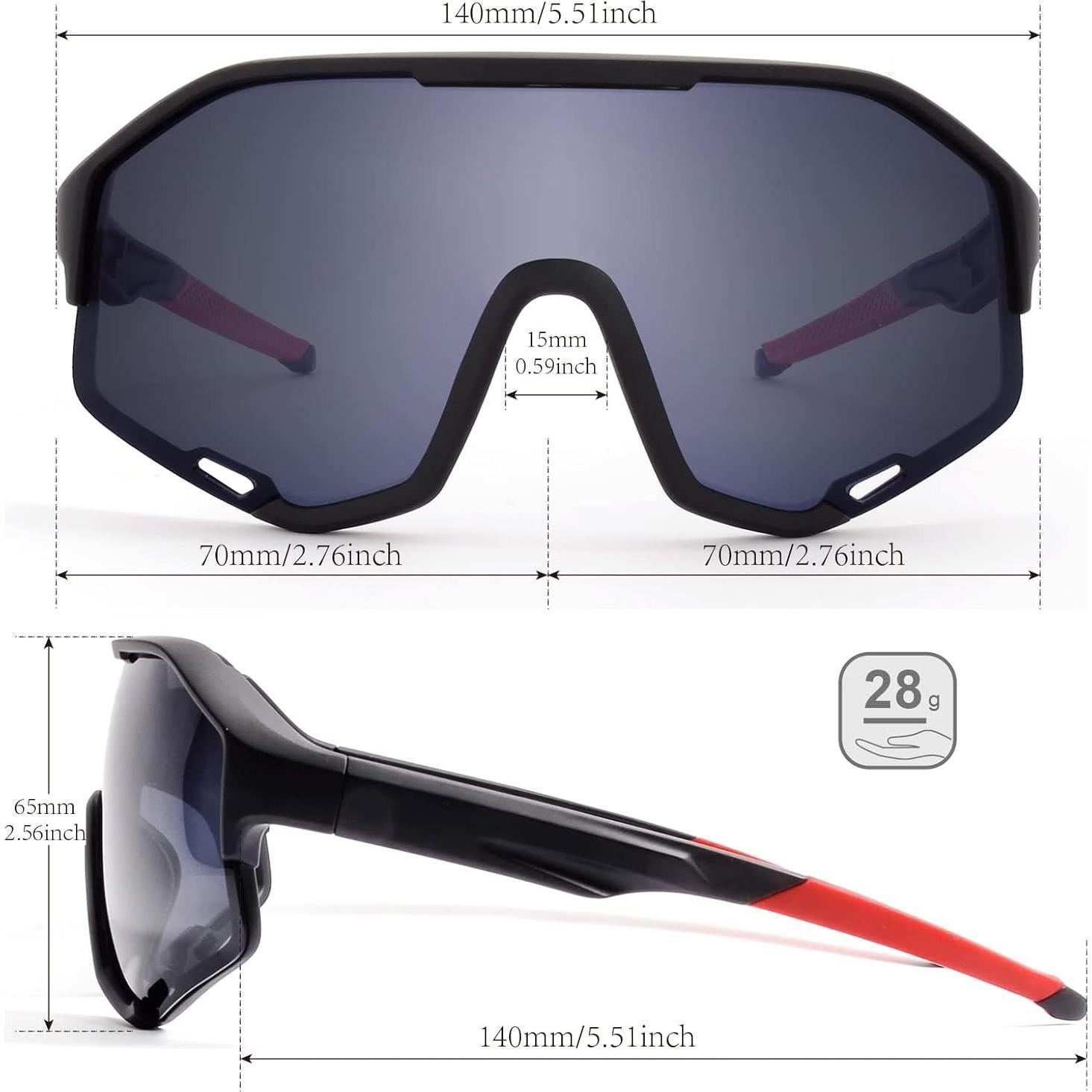 Gafas de sol PSI polarizadas unisex con protección UV