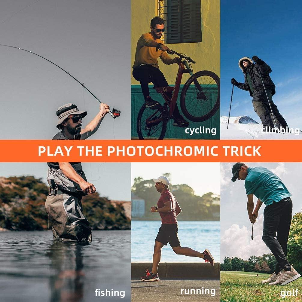 Gafas de sol ROCKBROS fotochromáticas UV400 para ciclismo