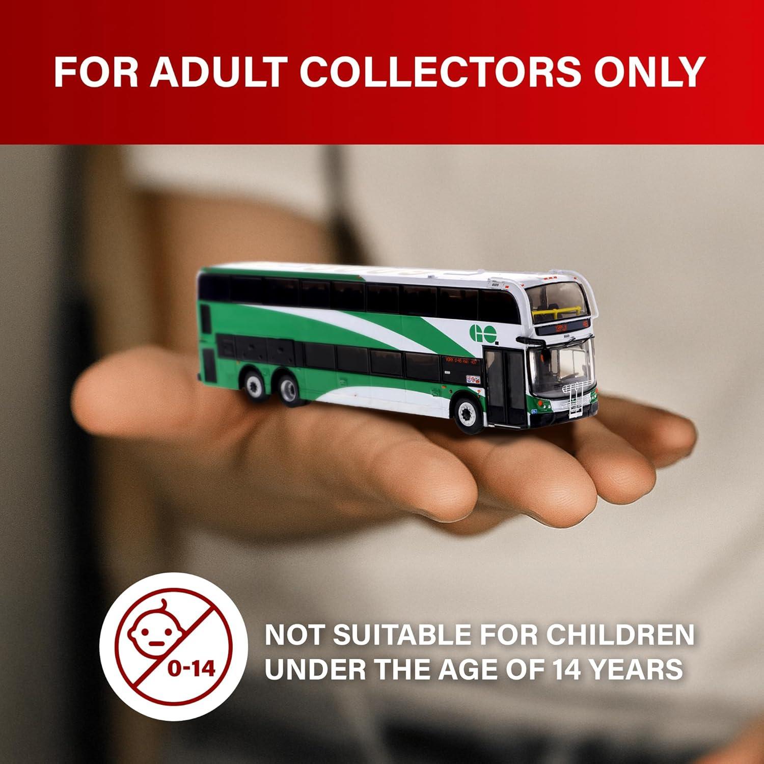 Autobús de Dos Pisos Diecast RÉPLICAS ICÓNICAS 1:87 GO Transit