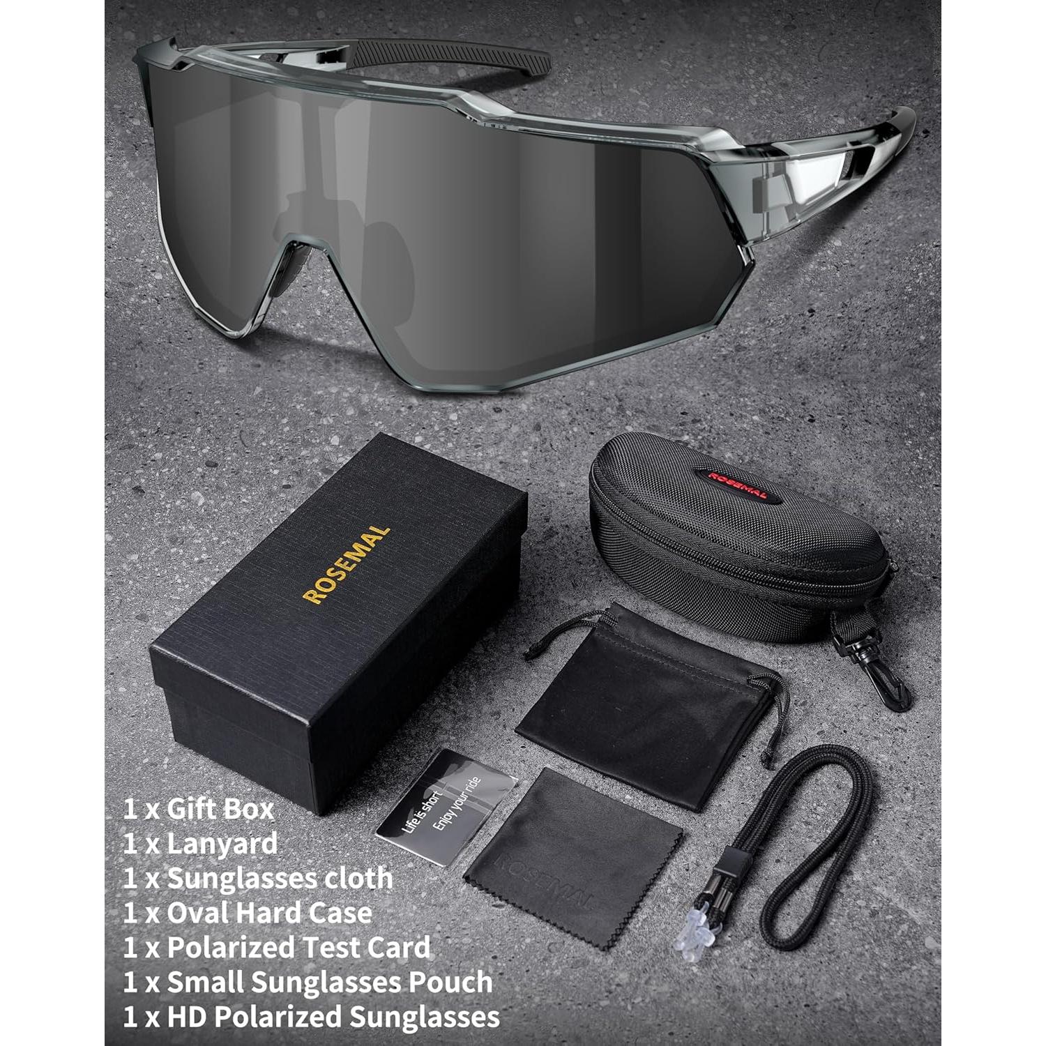 Gafas de sol deportivas Rosemal 7259 polarizadas UV400