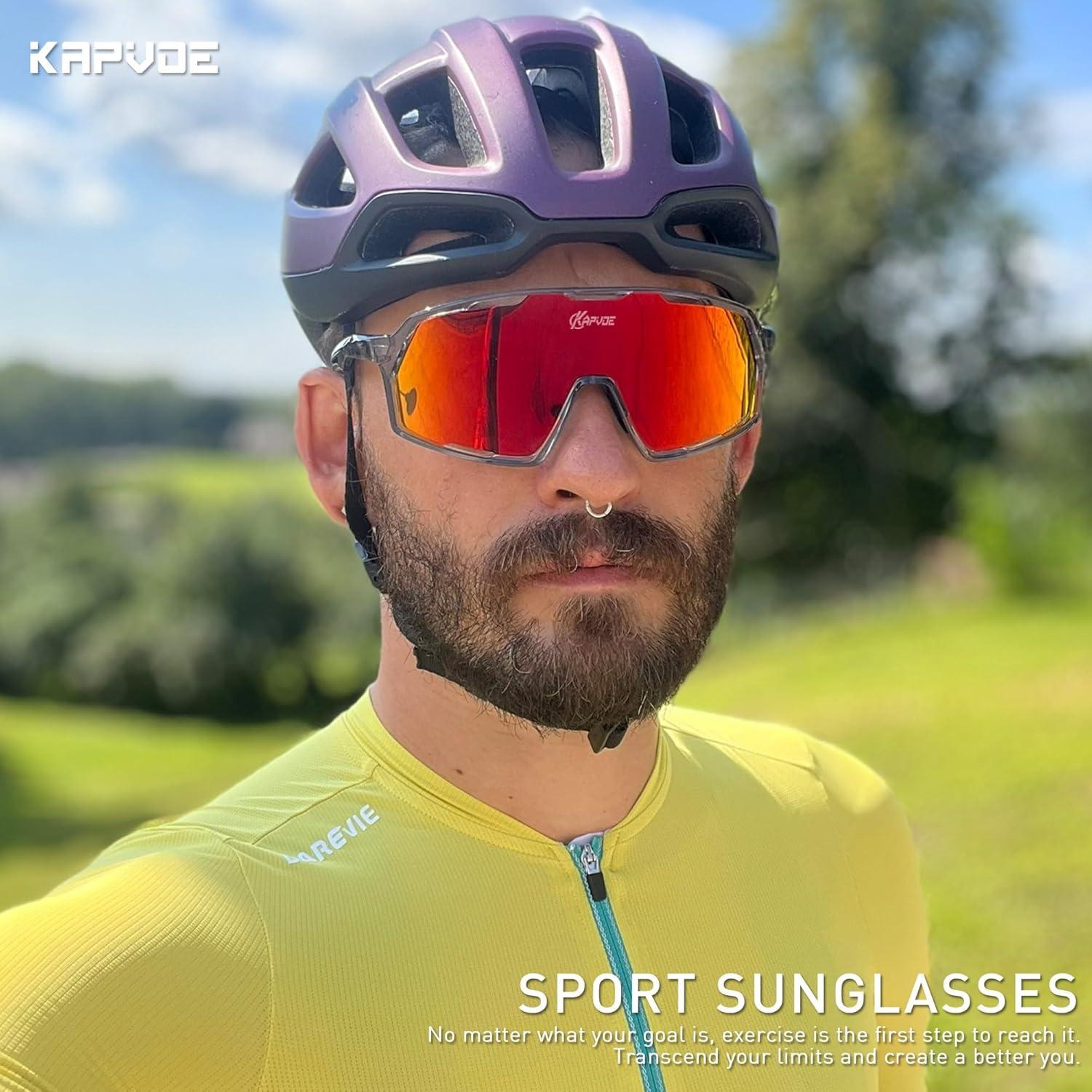 Gafas de Ciclismo KAPVOE K160 Polarizadas UV400 Unisex