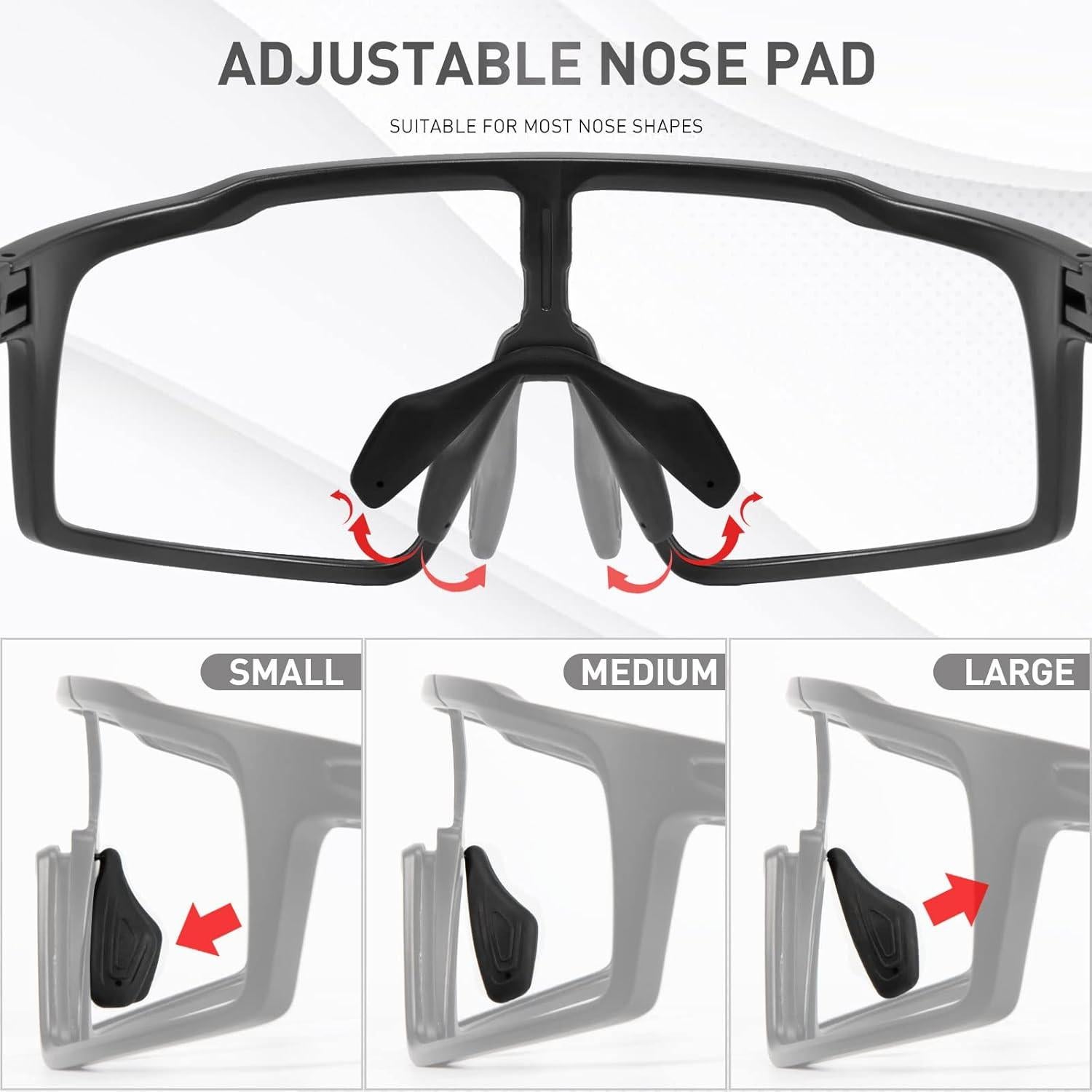 Gafas de Ciclismo SCVCN Fotocromáticas UV400 para Adultos