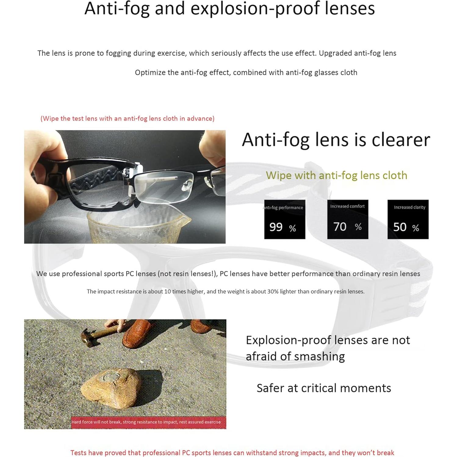 Gafas Deportivas SooGree con Lentes Reemplazables y Ajustables