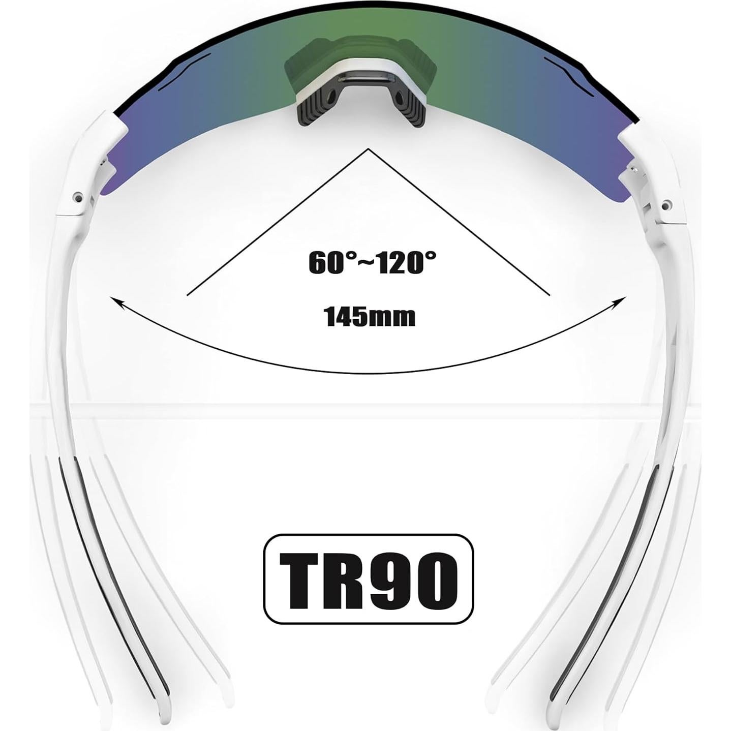 Gafas de sol deportivas PITFEROCE UV400 polarizadas