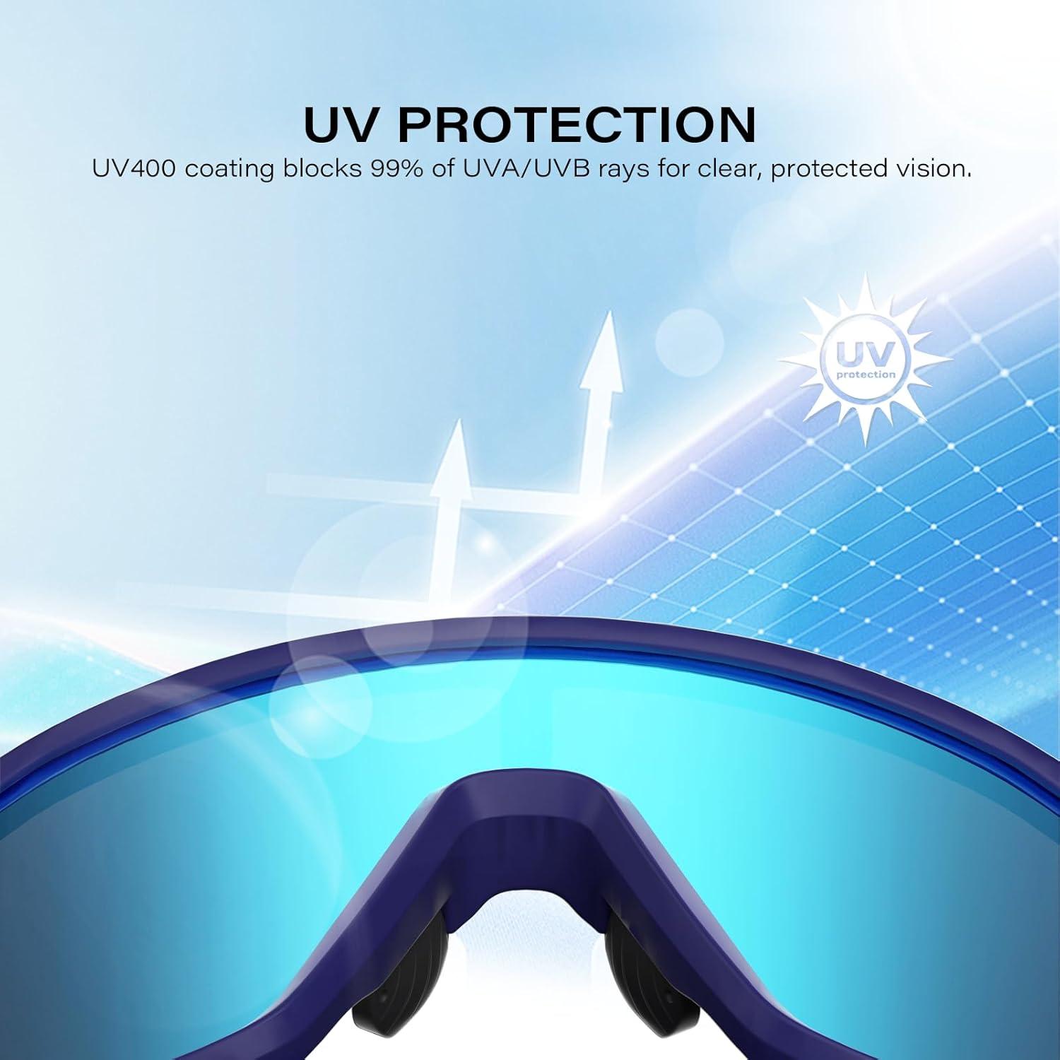 Gafas de sol deportivas WGKVP 5051 UV400 polarizadas