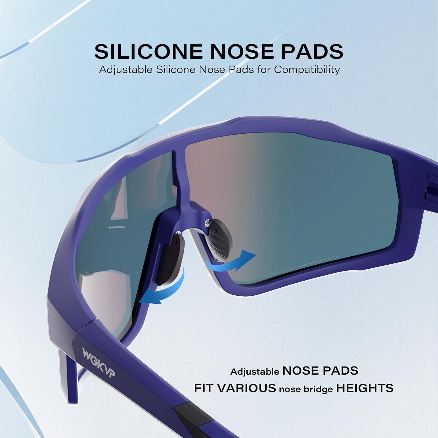 Gafas de sol deportivas WGKVP 5051 UV400 polarizadas