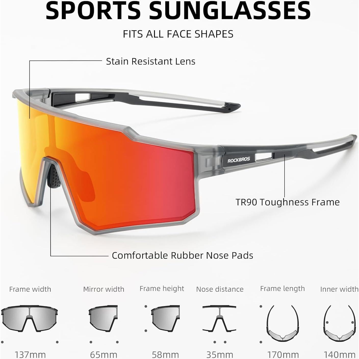 Gafas de Ciclismo ROCKBROS UV400 Polarizadas Unisex