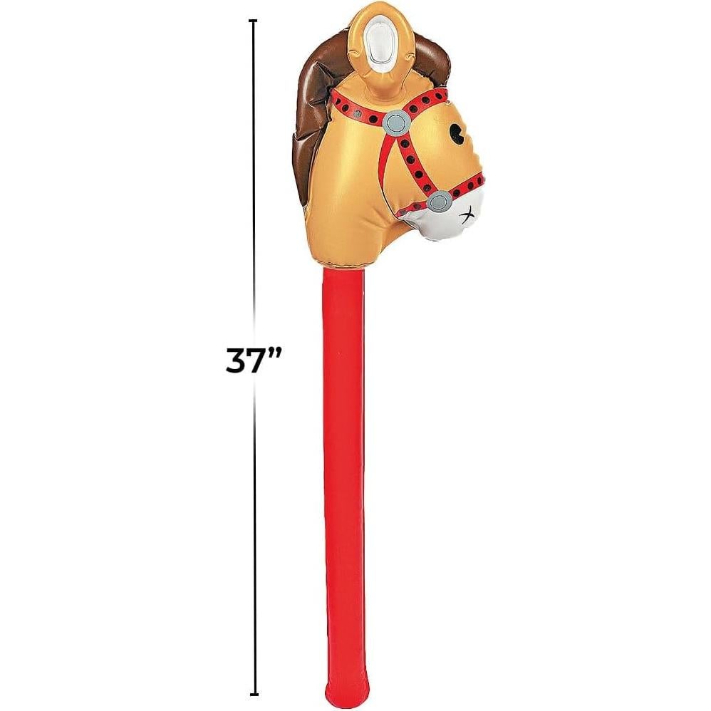 Caballo de Palo Inflable Fun Express 94 cm para Niños