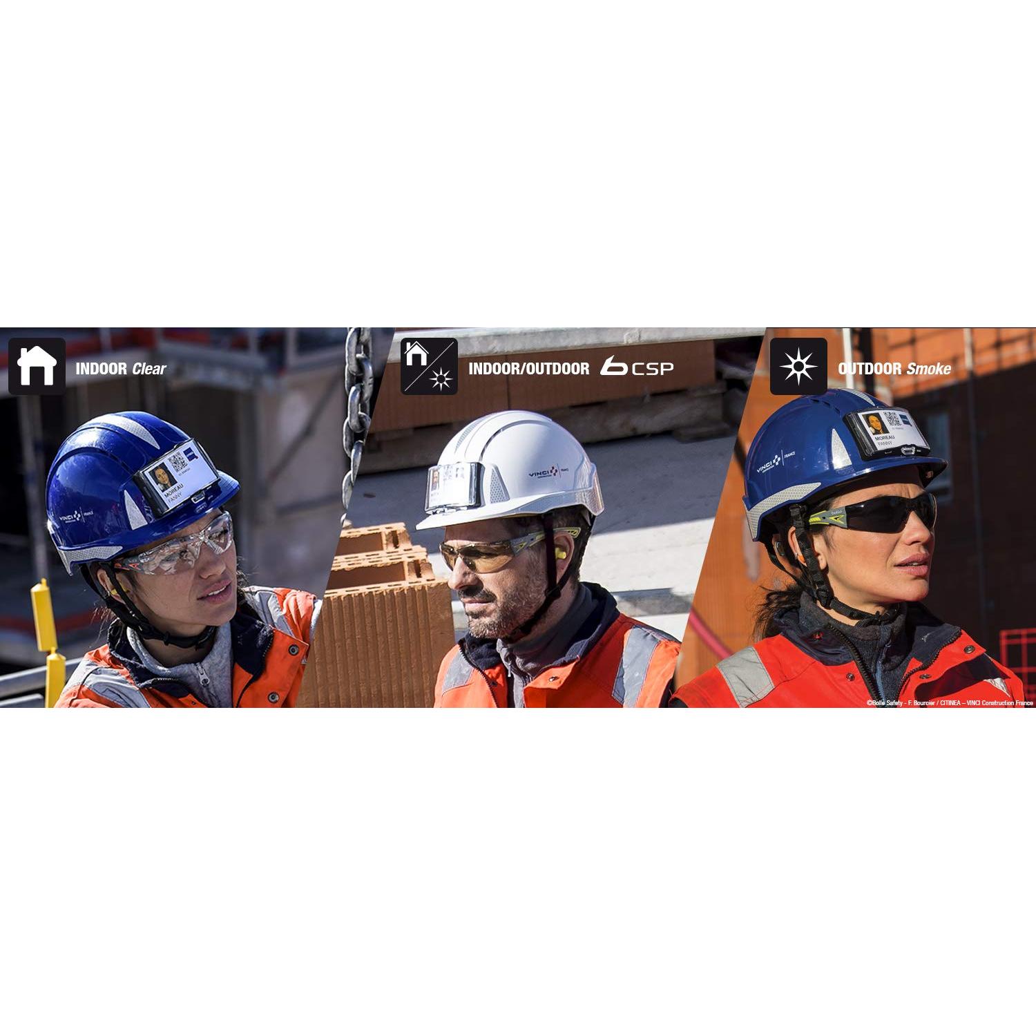 Gafas de Seguridad Bollé SILEX con Lentes Claros Platinum