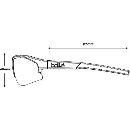 Gafas de Sol Bollé BS003004 Titanio Mate Cat 4 Grande