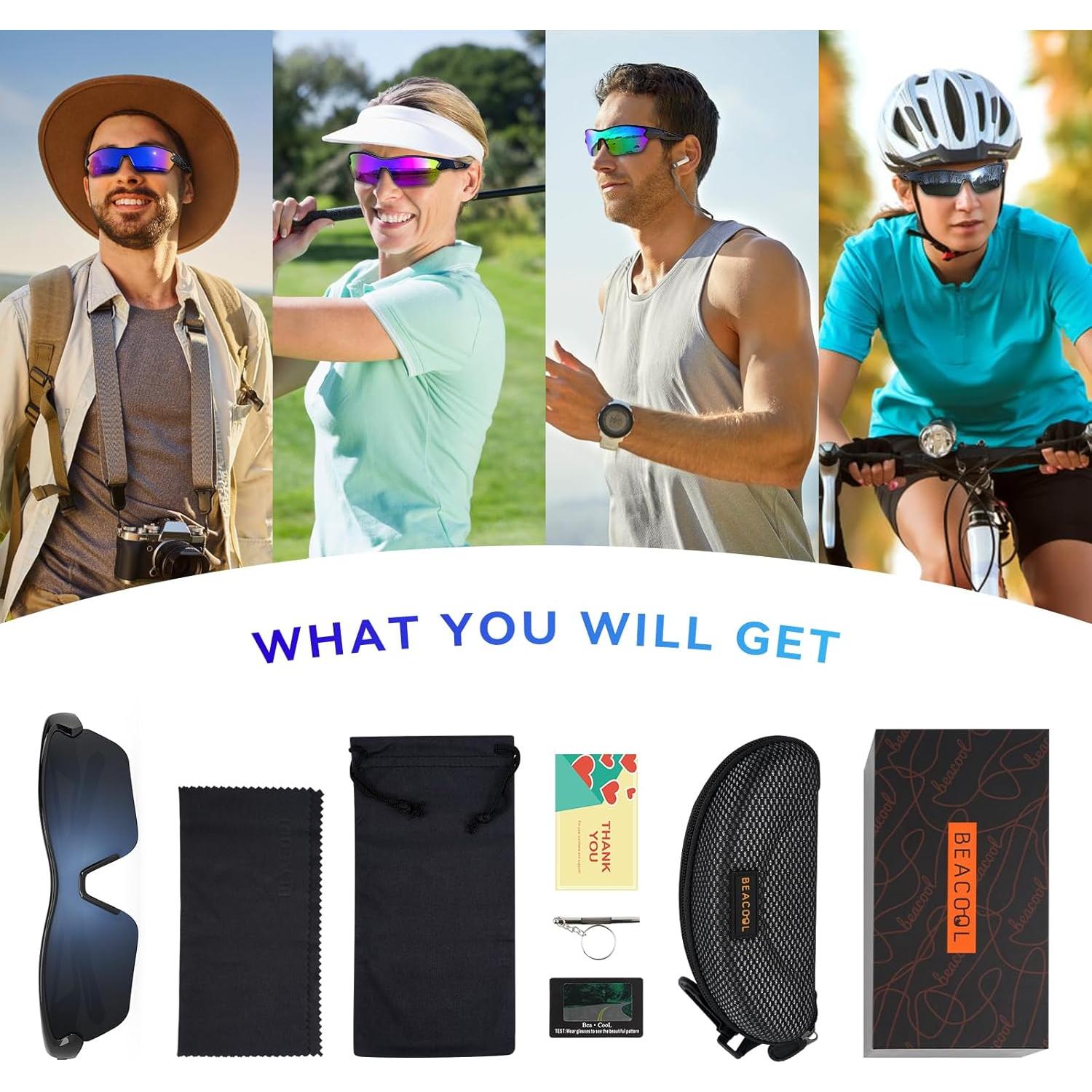 Gafas de Sol BEACOOL Polarizadas UV400 para Deportes