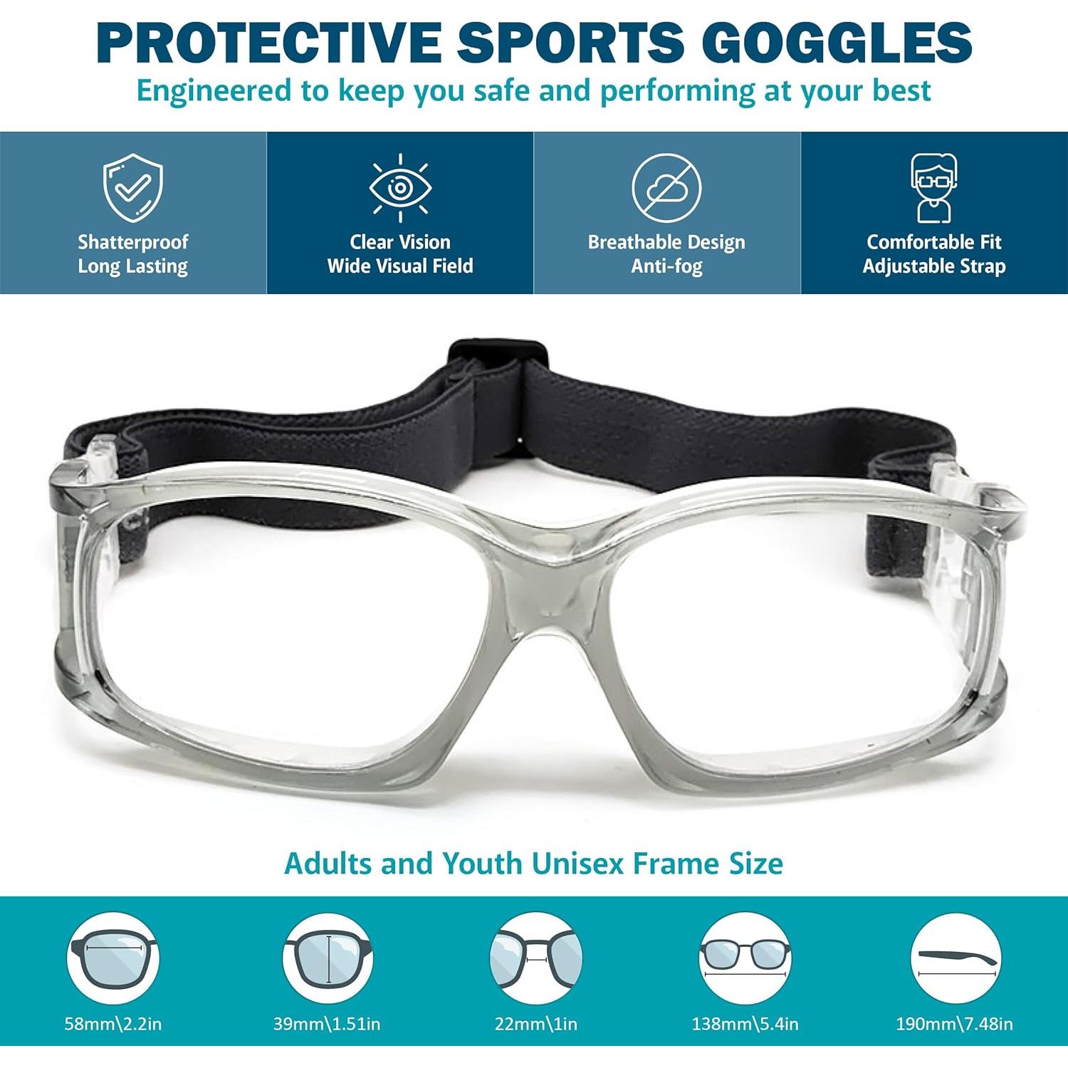 Gafas de seguridad Blue Cut unisex antiempañante para deportes