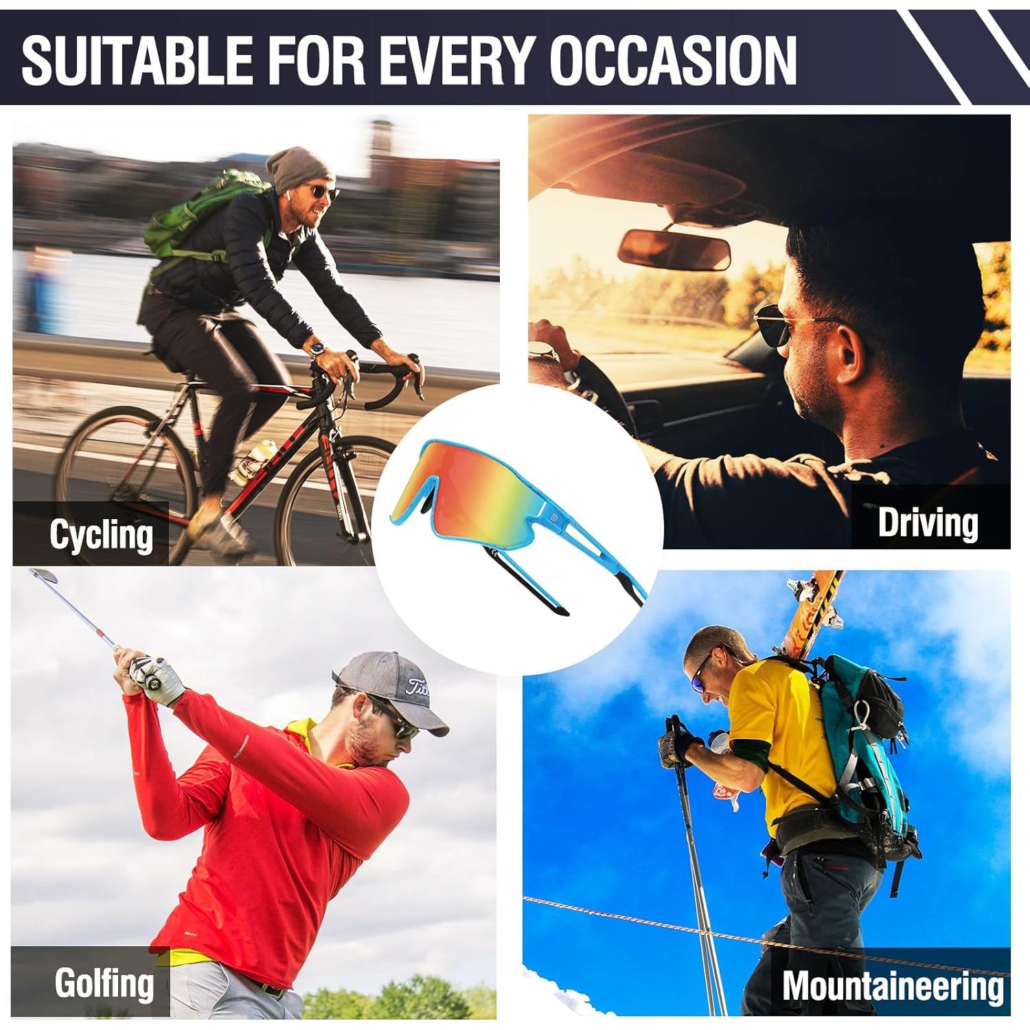 Gafas de sol polarizadas DUCO DC0023 para deportes UV400