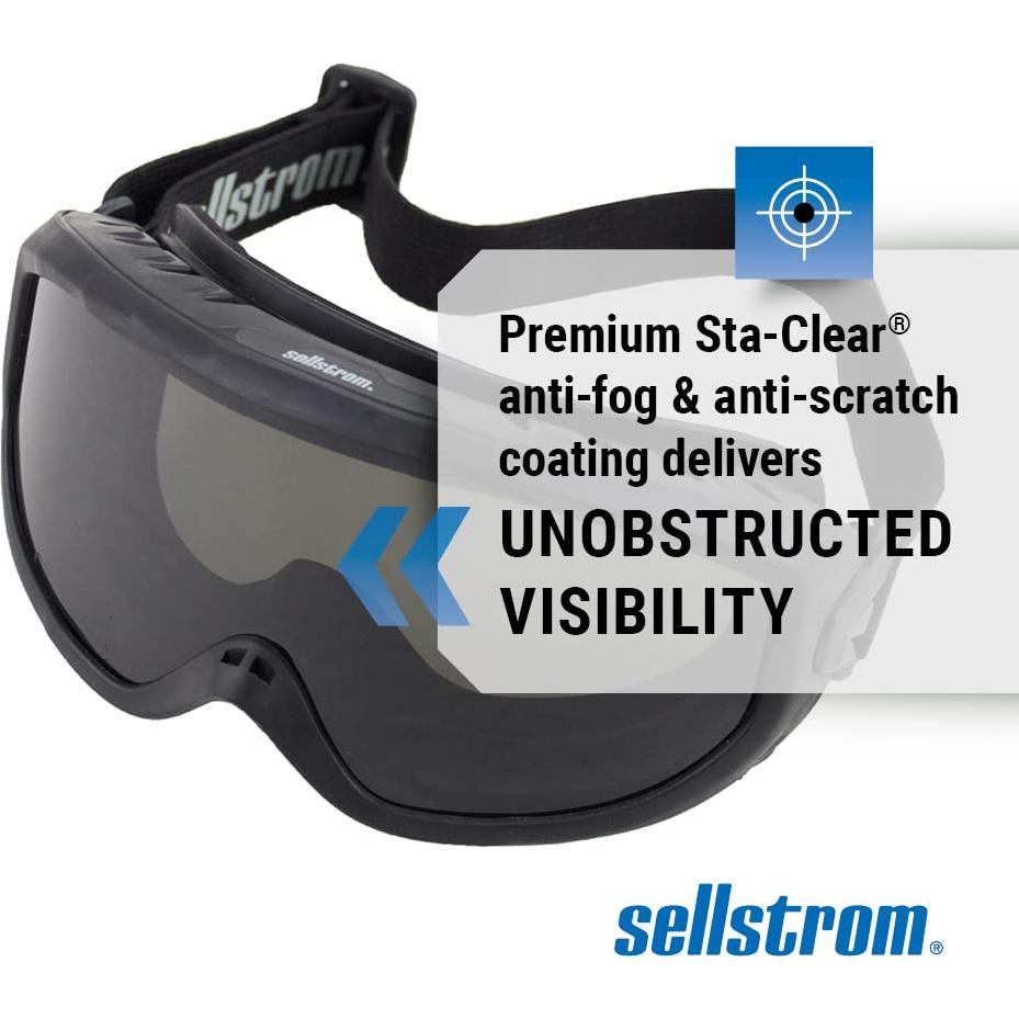 Gafas de Seguridad Sellstrom Odyssey II Anti-Niebla 20cm