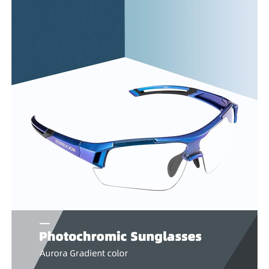 Gafas de sol ROCKBROS fotoquímicas UV para ciclismo