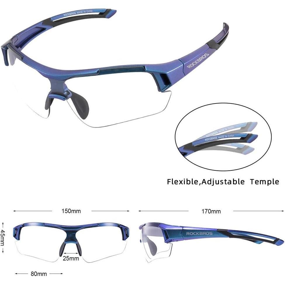Gafas de sol ROCKBROS fotoquímicas UV para ciclismo
