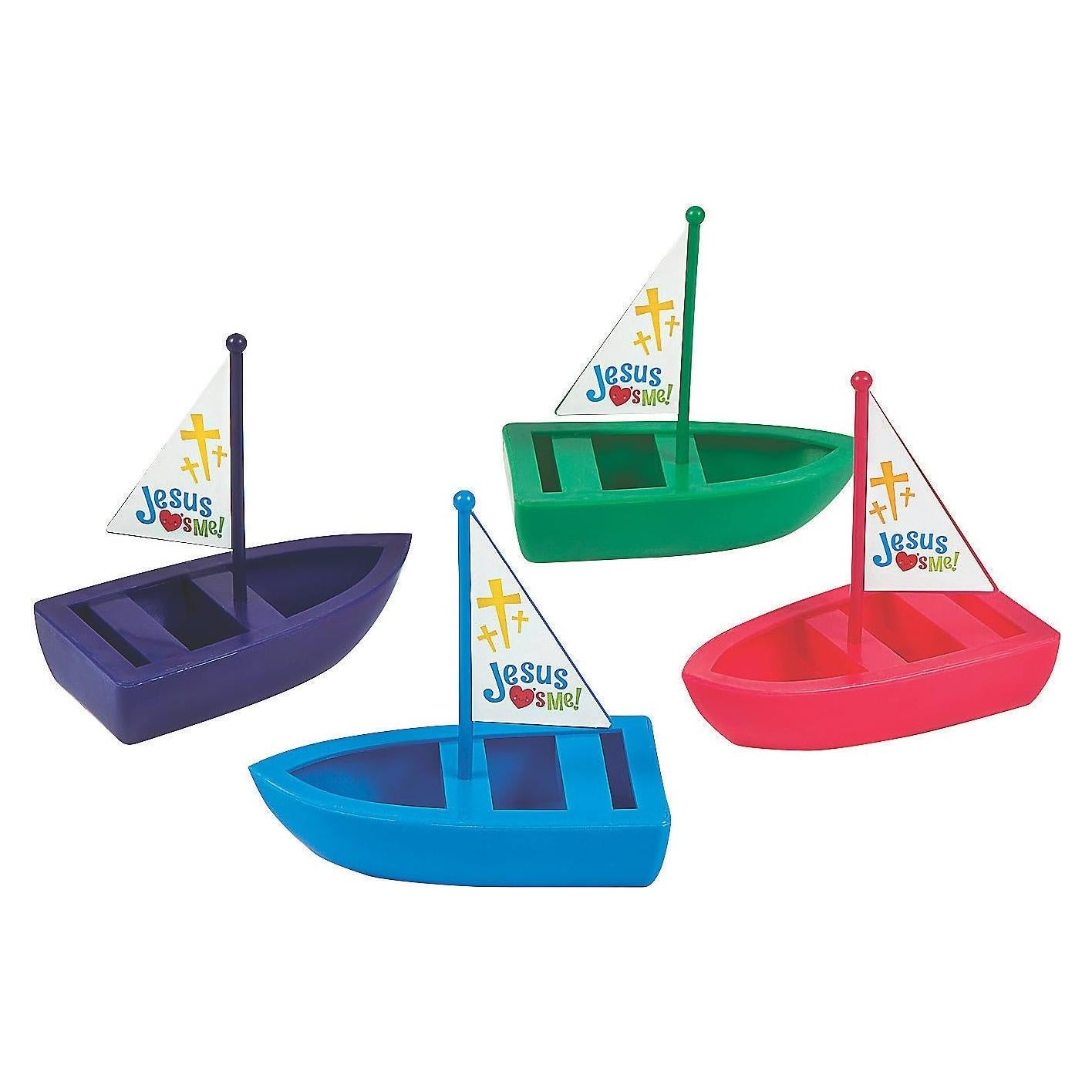 Barcos de Juguete Jesús Me Ama Fun Express - 12 Piezas