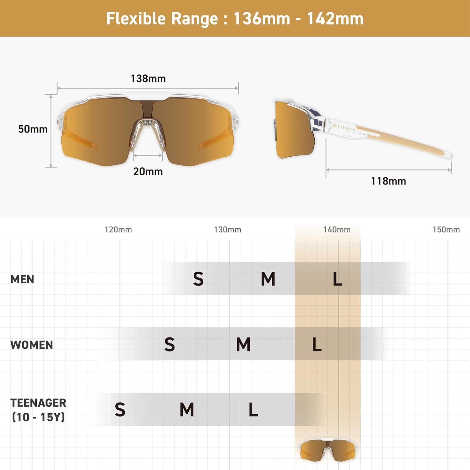 Gafas de sol EYEGLAD Motionview HD deportivas UV400