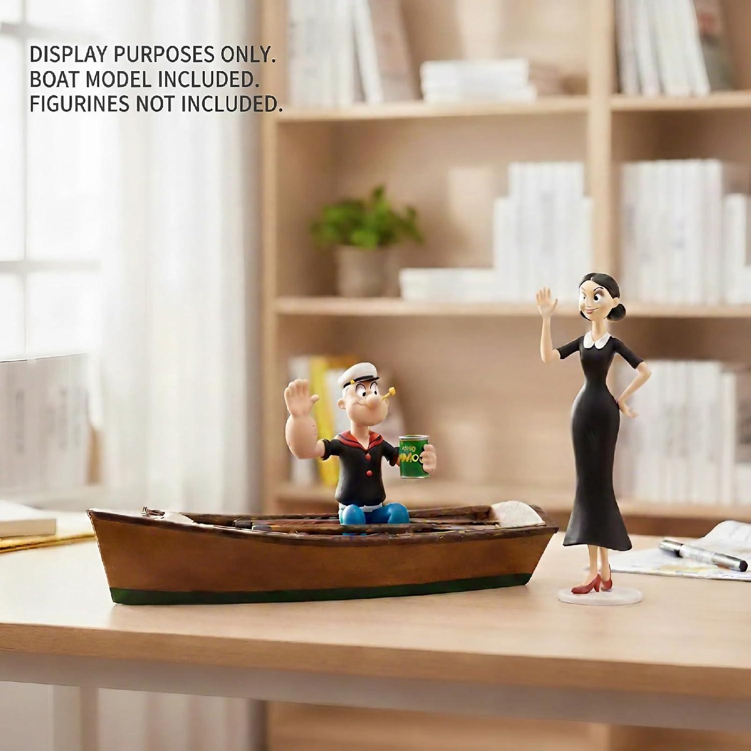 Bote de Remo de Madera NAUTIMALL Miniatura Decorativa 33 cm