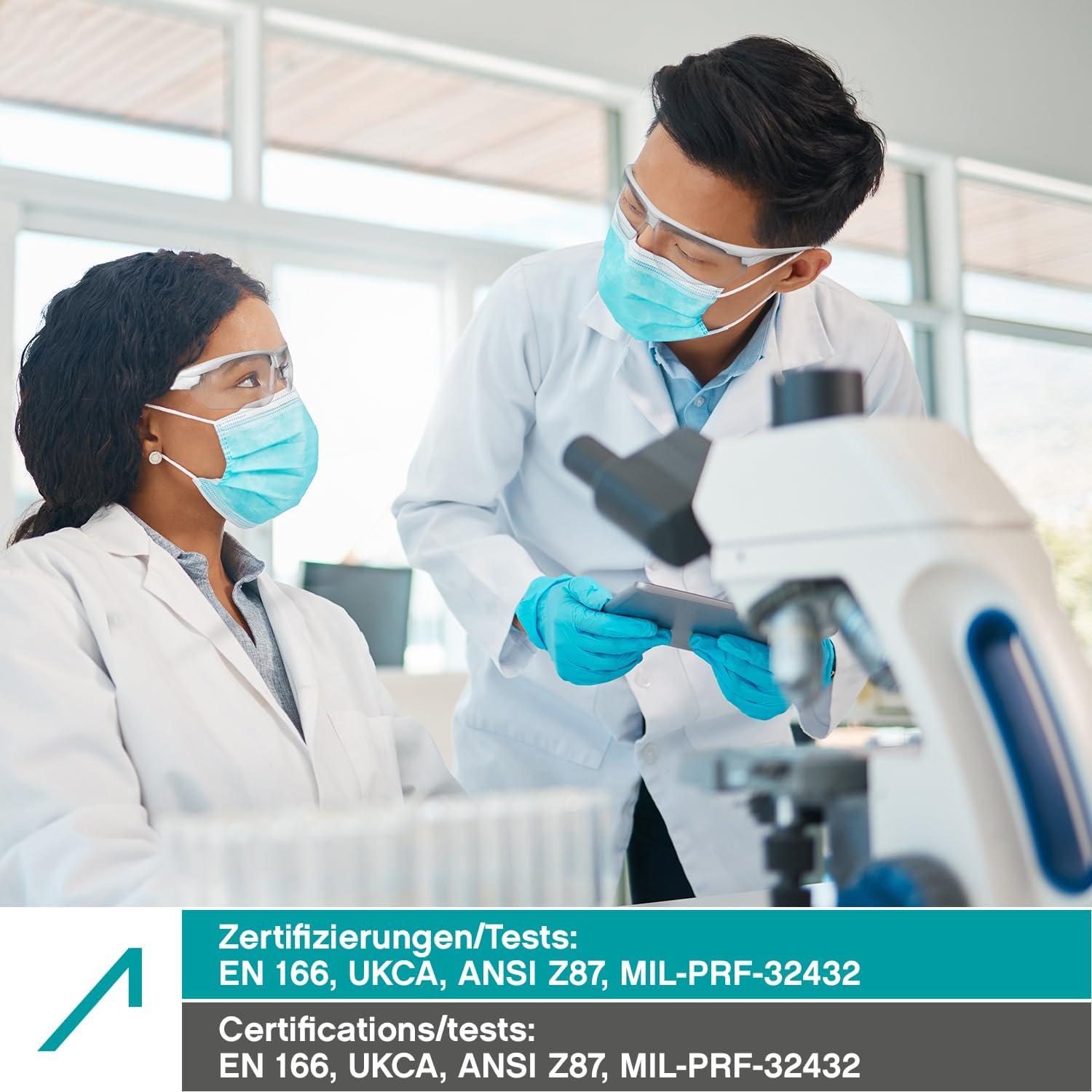 Gafas de seguridad ACE Evo - Antiempañante - Laboratorio