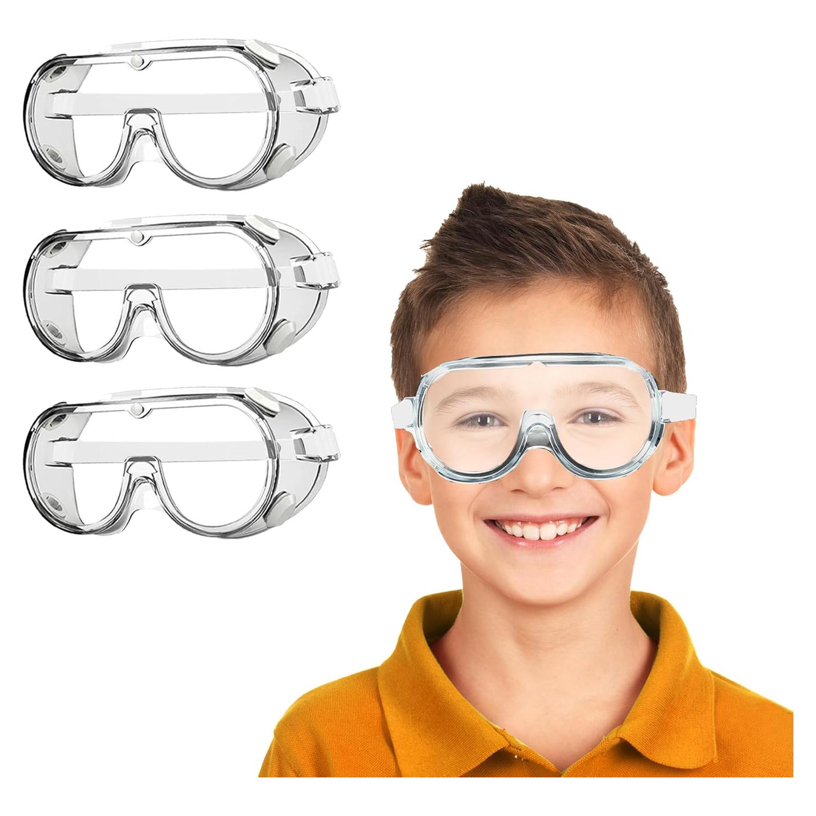 Gafas de Seguridad para Niños 3 Paquetes Protección Ocular