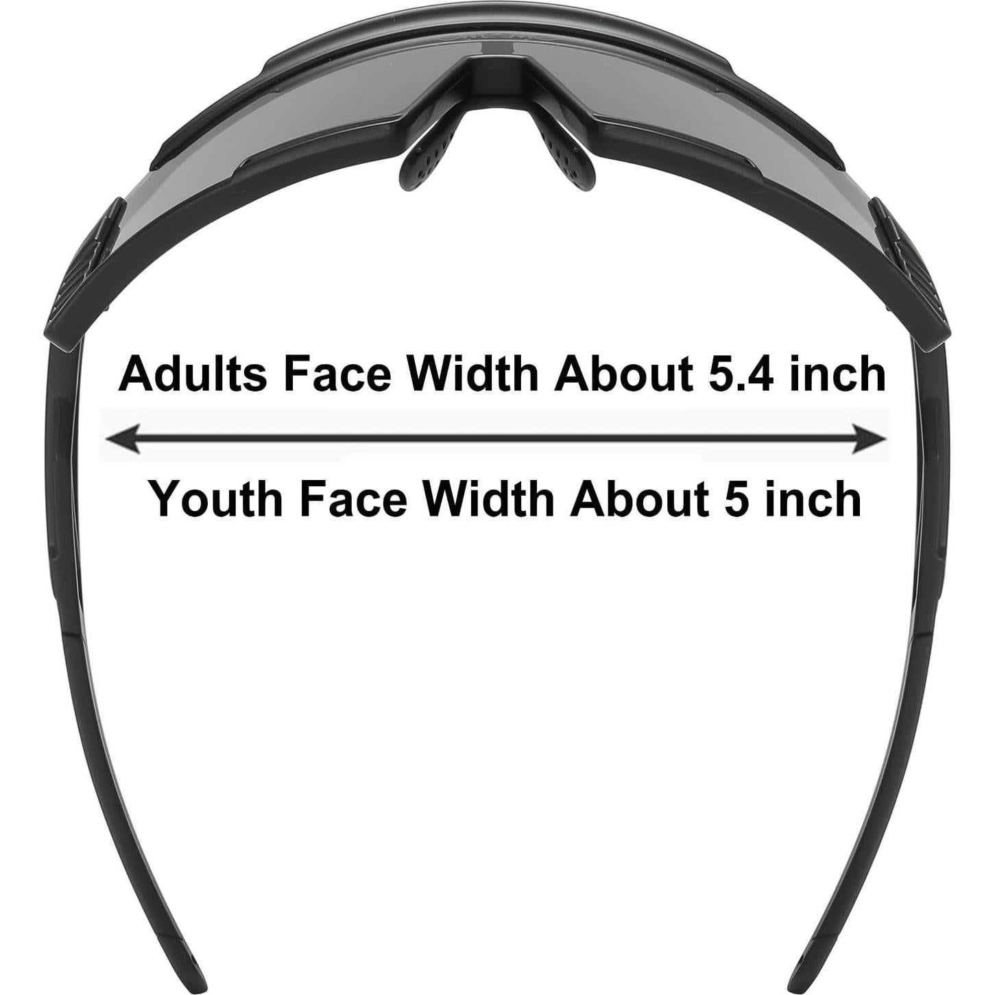 Gafas de Sol Deportivas OMEKOL para Ciclismo Adultos y Jóvenes