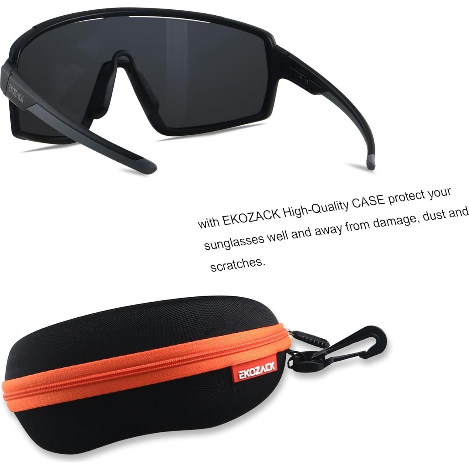 Gafas de Ciclismo EKOZACK Ec01 UV400 Antideslizantes