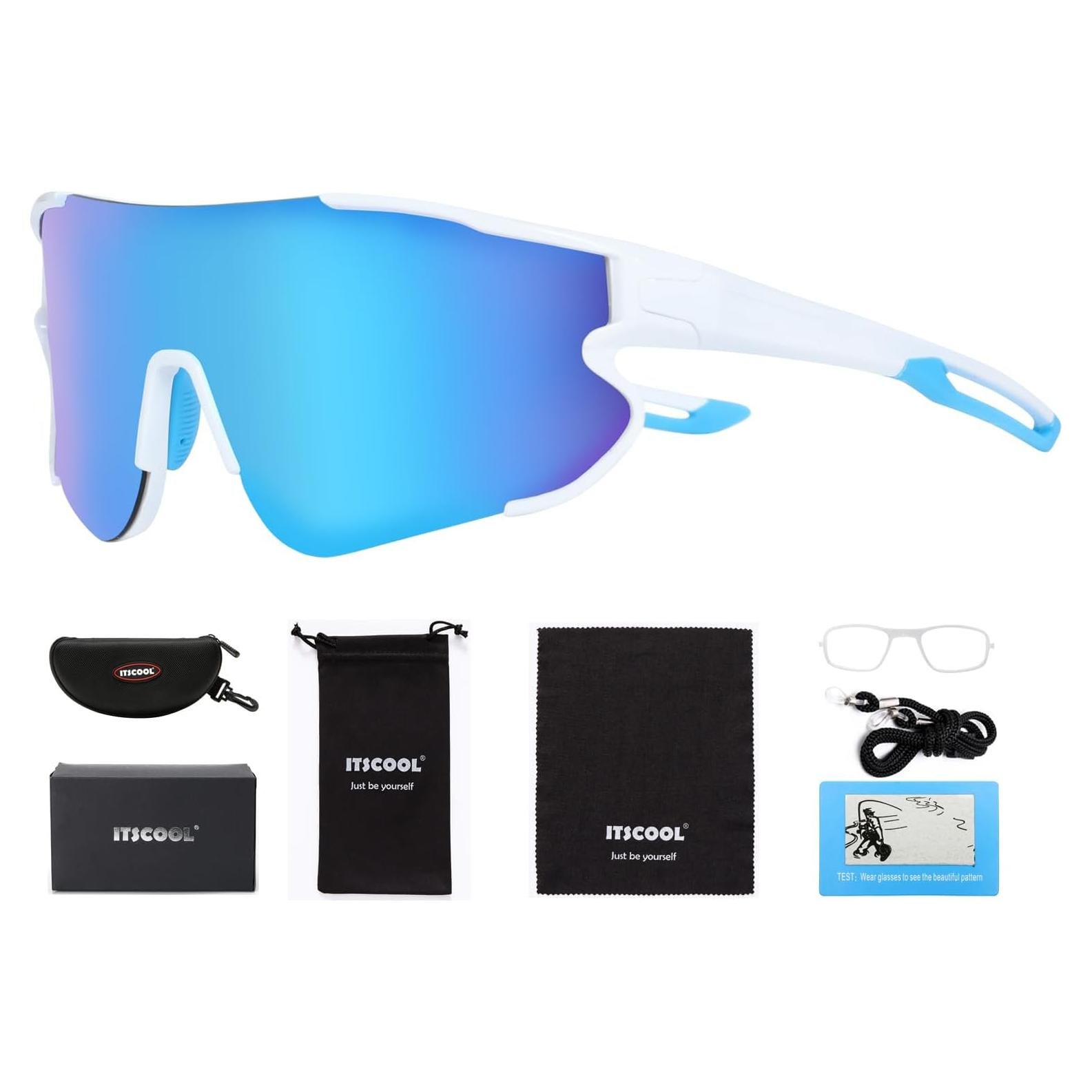 Gafas de sol deportivas polarizadas ITSCOOL UV400 ligeras