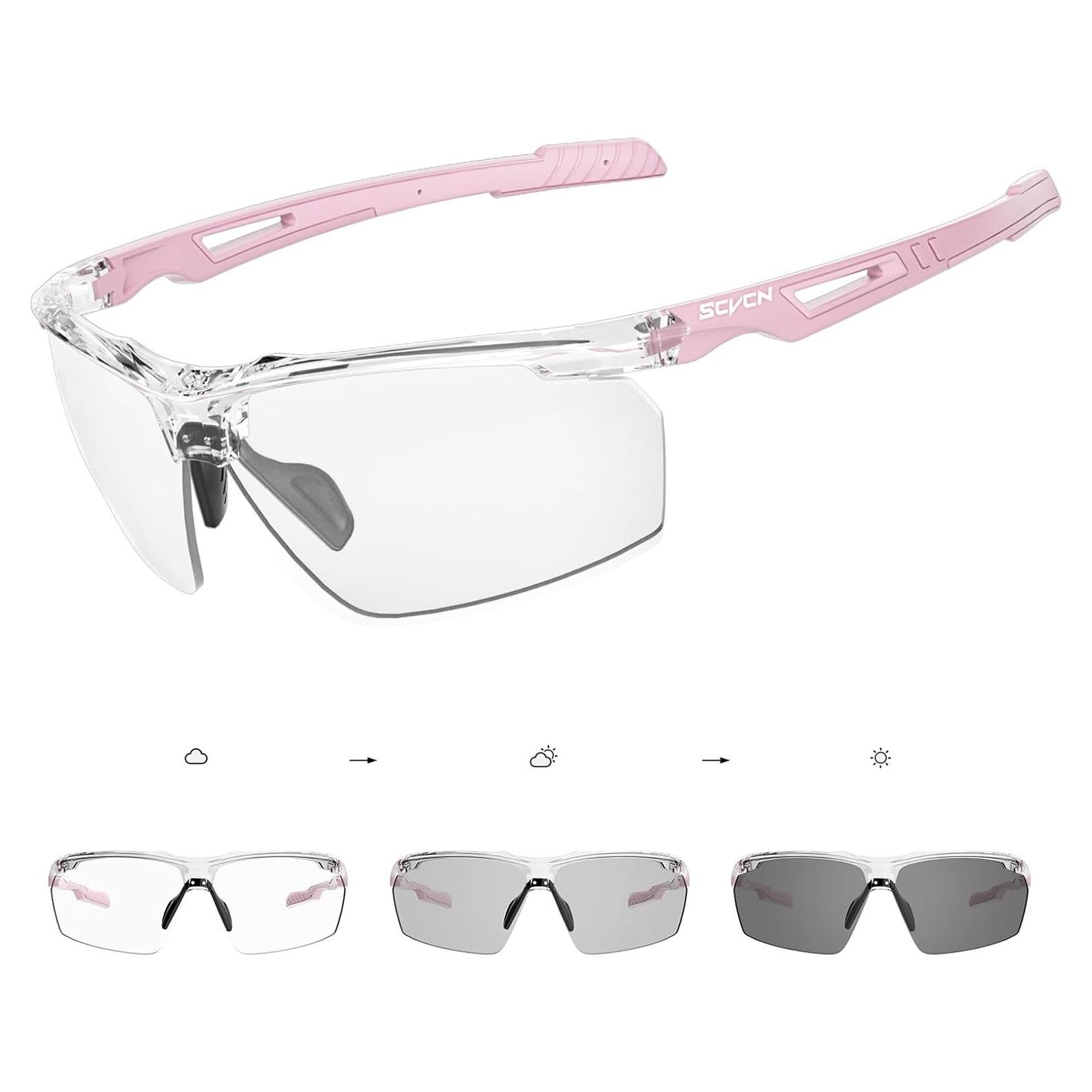 Gafas de sol fotocromáticas SCVCN UV400 unisex deportivas
