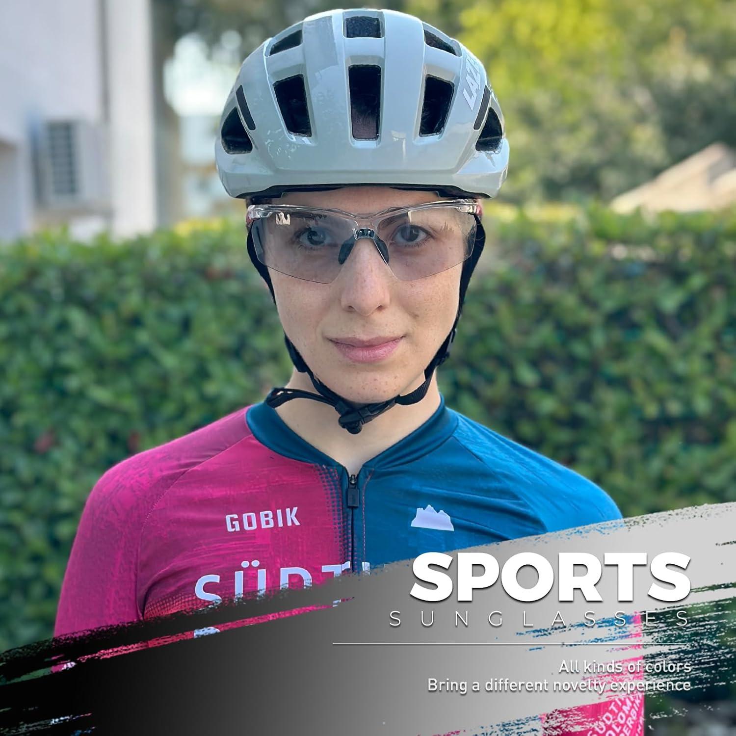 Gafas de sol fotocromáticas SCVCN UV400 unisex deportivas