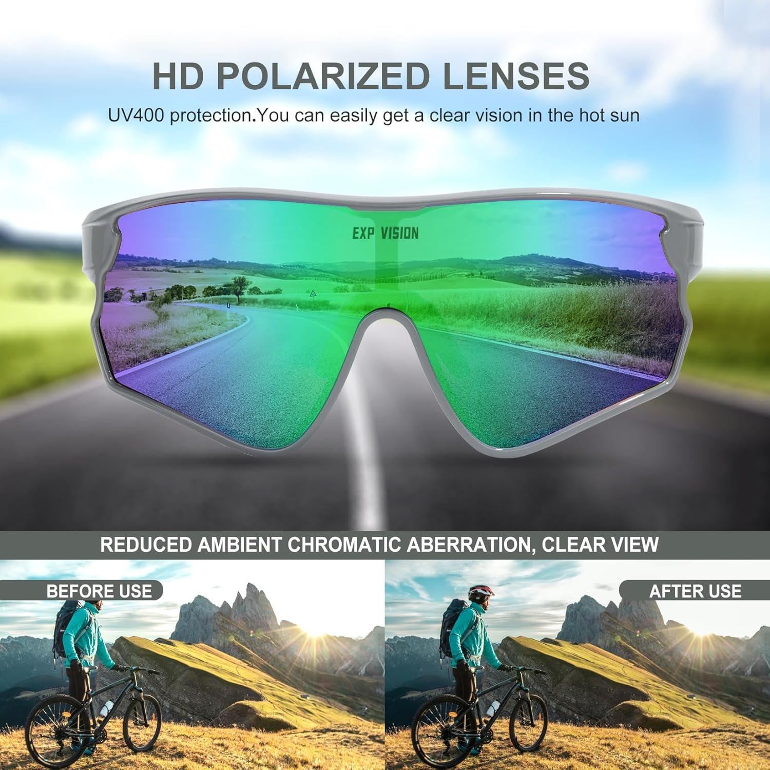 Gafas de Ciclismo TOP VISION EX-9400 Polarizadas UV400