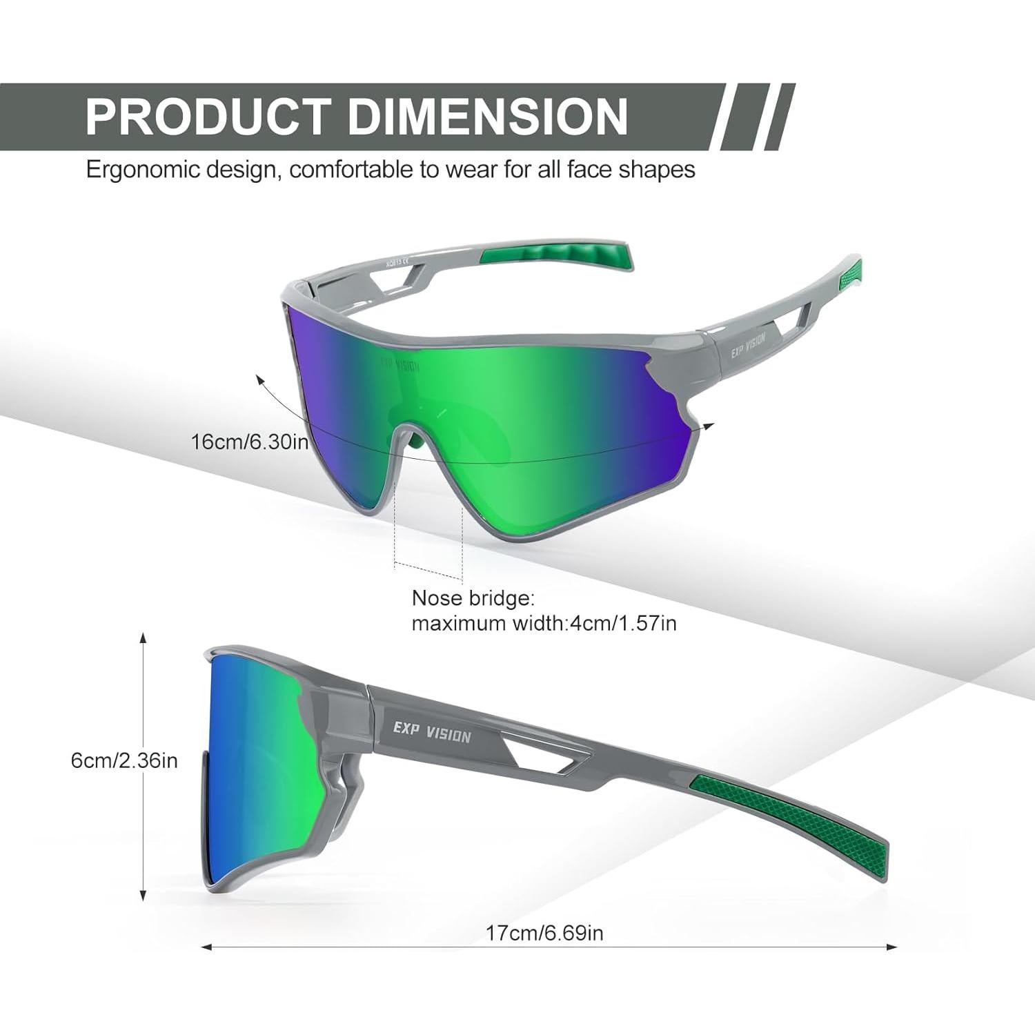 Gafas de Ciclismo TOP VISION EX-9400 Polarizadas UV400