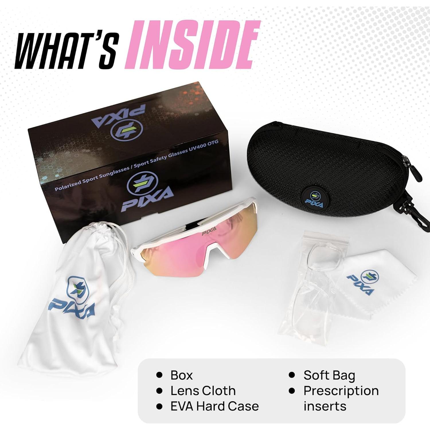 Gafas de sol deportivas PIXA UV400 polarizadas con estuche