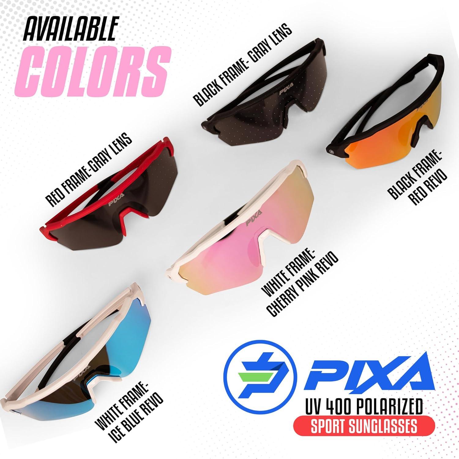 Gafas de sol deportivas PIXA UV400 polarizadas con estuche