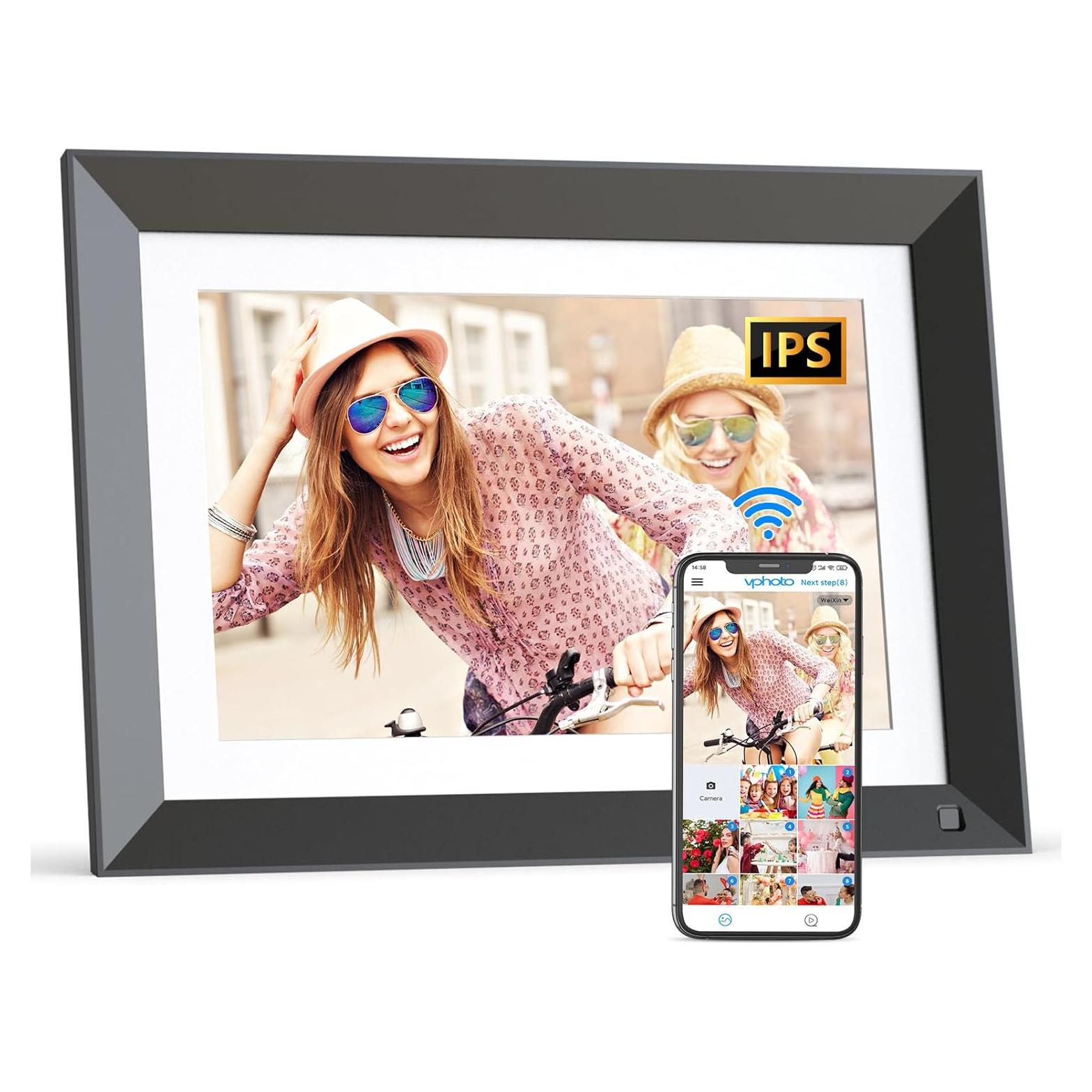 Marco de Foto Digital FULLJA 10.1" WiFi Pantalla IPS 16GB