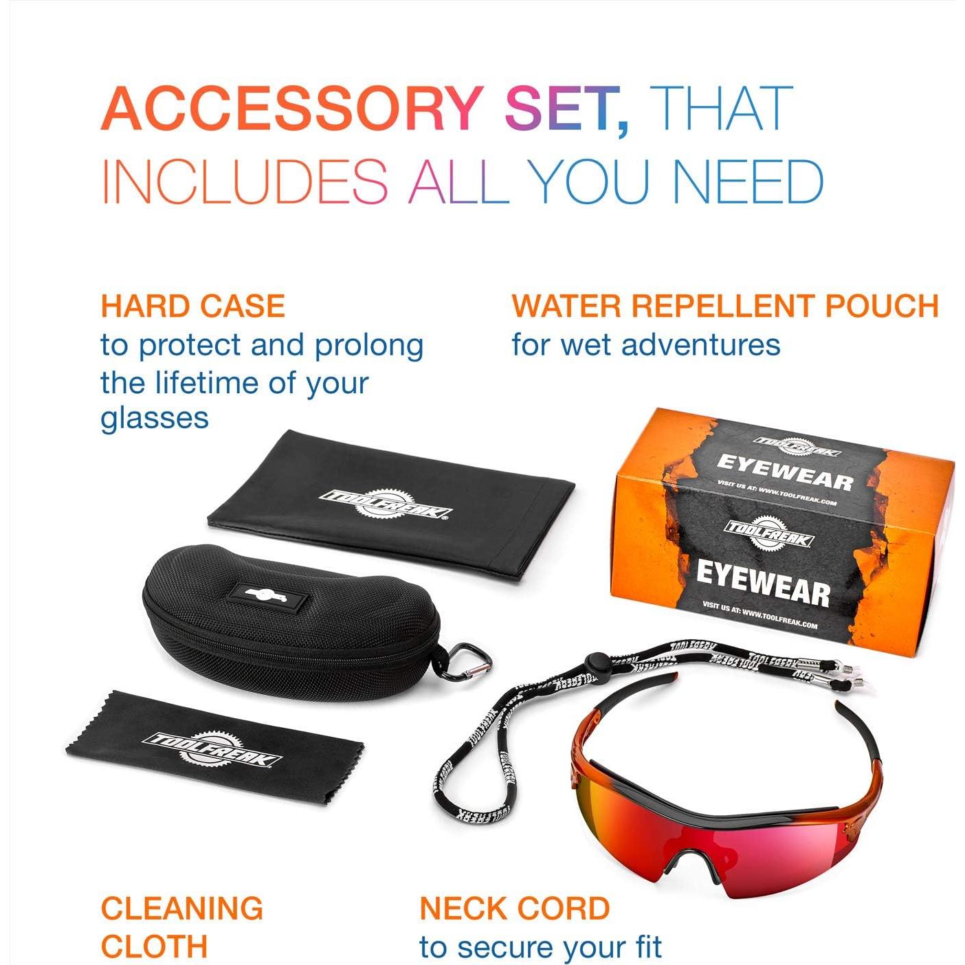 Gafas de Seguridad ToolFreak Reevo - Protección UV y de Impacto