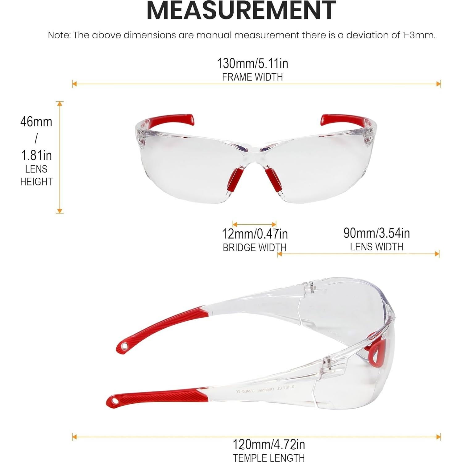 Gafas de Seguridad Deportivas Calabria Side Out UV400 Unisex