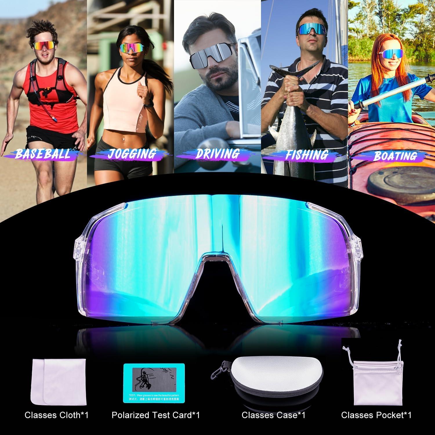 Gafas de sol polarizadas Semjar UV para deportes unisex